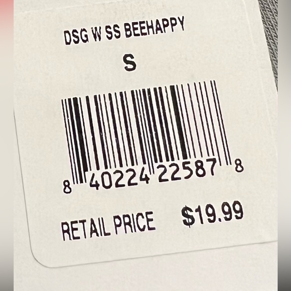 NWT 🐝 Simply Southern “Bee Happy Bee Kind” T-Shirt - Picture 3 of 3